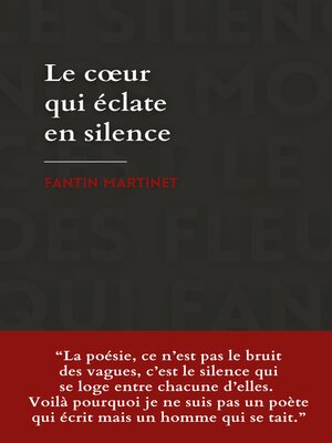 cover image of Le coeur qui éclate en silence